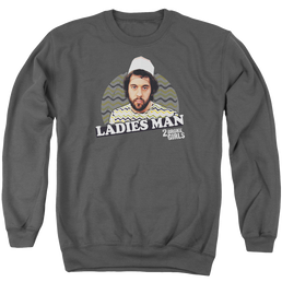 2 Broke Girls Ladies Man - Men's Crewneck Sweatshirt Men's Crewneck Sweatshirt 2 Broke Girls   