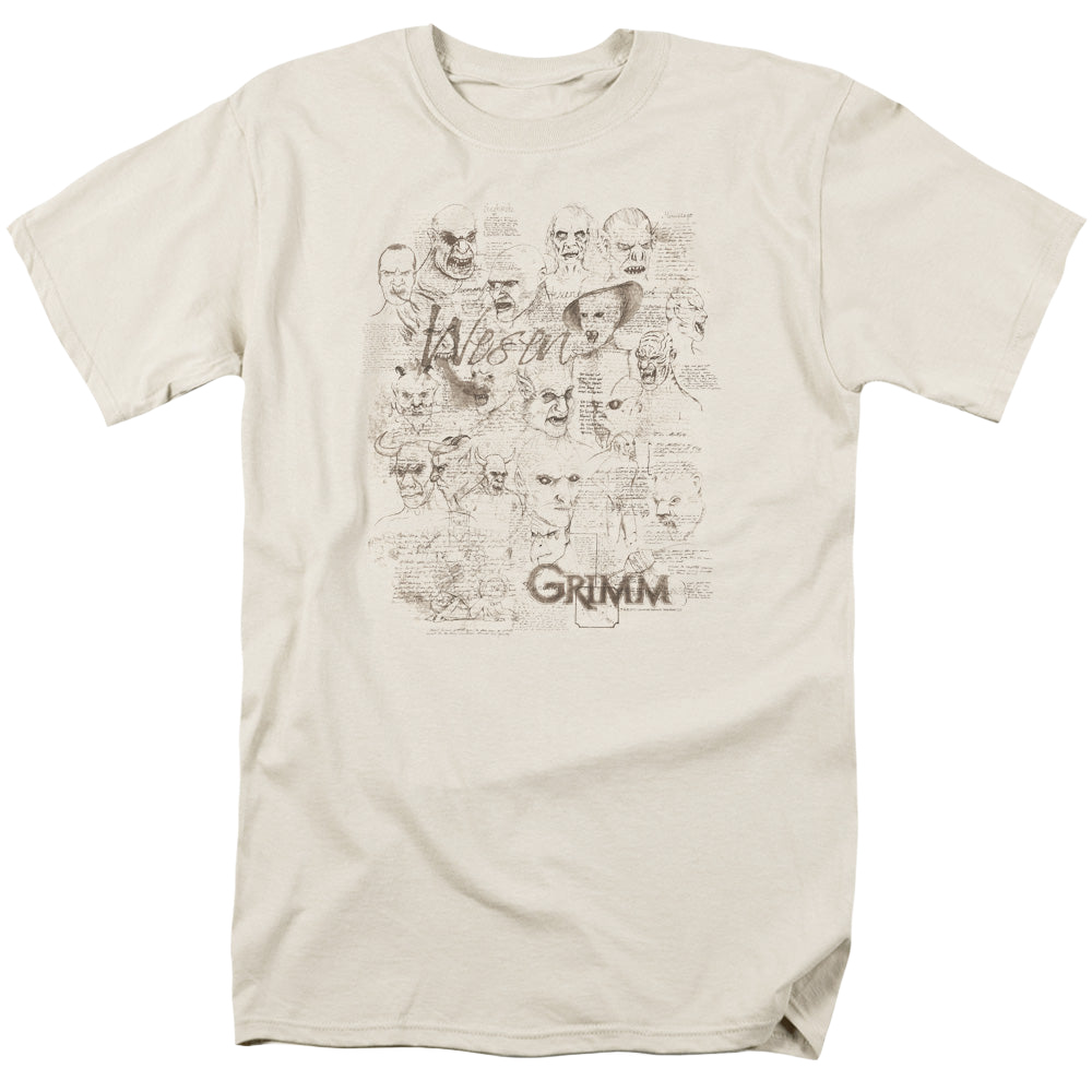 Grimm Wesen Sketches - Men's Regular Fit T-Shirt Men's Regular Fit T-Shirt Grimm   
