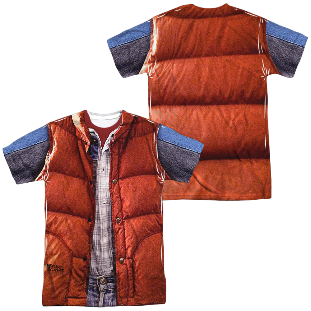 Back to the Future Trilogy Mcfly Vest - Men's All-Over Print T-Shirt Men's All-Over Print T-Shirt Back to the Future   