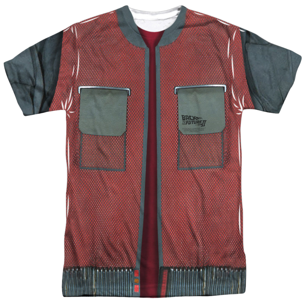 Back to the Future Trilogy Future Jacket - Men's All-Over Print T-Shirt Men's All-Over Print T-Shirt Back to the Future   