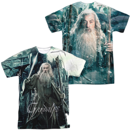 Hobbit Movie Trilogy, The Wizard (Front/Back) - Men's All-Over Print T-Shirt Men's All-Over Print T-Shirt The Hobbit   