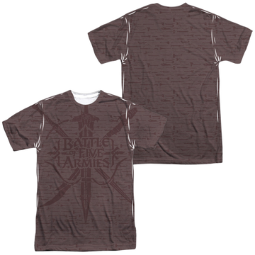The Hobbit Weapons men's all-over print t-shirt