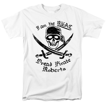 White men's regular fit t-shirt with The Princess Bride The Real Dpr graphic