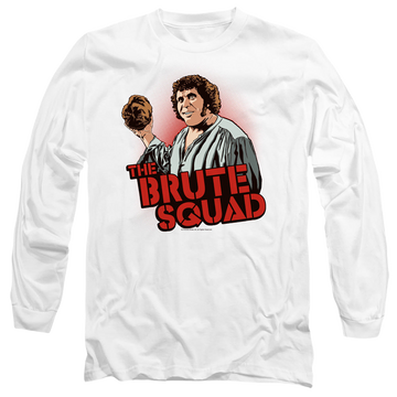 White men's long sleeve t-shirt with The Princess Bride Brute Squad graphic