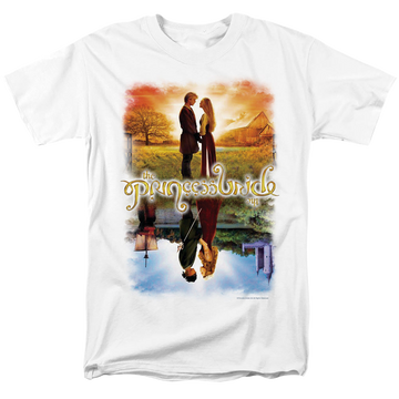 White men's regular fit t-shirt with The Princess Bride Poster graphic