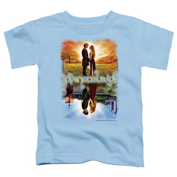 Light blue kid's t-shirt for ages 4 to 7 with The Princess Bride Poster graphic