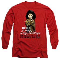 Princess Bride, The Hello - Men's Long Sleeve T-Shirt Men's Long Sleeve T-Shirt The Princess Bride   