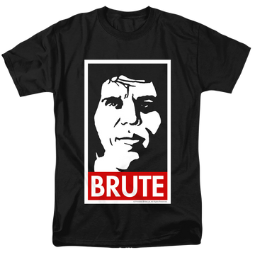 Black men's regular fit t-shirt with The Princess Bride Brute graphic