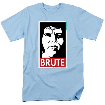 Light blue men's regular fit t-shirt with The Princess Bride Brute graphic