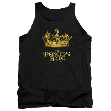 Black men's tank with The Princess Bride Crown graphic