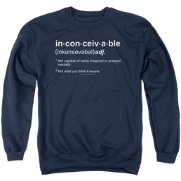 Princess Bride, The Definition - Men's Crewneck Sweatshirt Men's Crewneck Sweatshirt The Princess Bride   