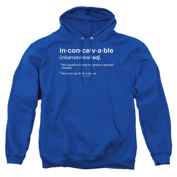 Royal pullover hoodie with The Princess Bride Definition graphic