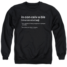 Princess Bride, The Definition - Men's Crewneck Sweatshirt Men's Crewneck Sweatshirt The Princess Bride   