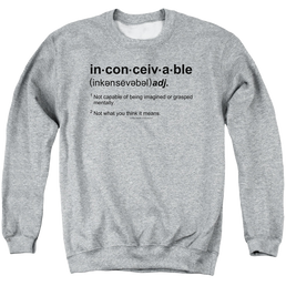 Princess Bride, The Definition - Men's Crewneck Sweatshirt Men's Crewneck Sweatshirt The Princess Bride   