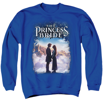 Royal men's crewneck sweatshirt with The Princess Bride Storybook Love graphic