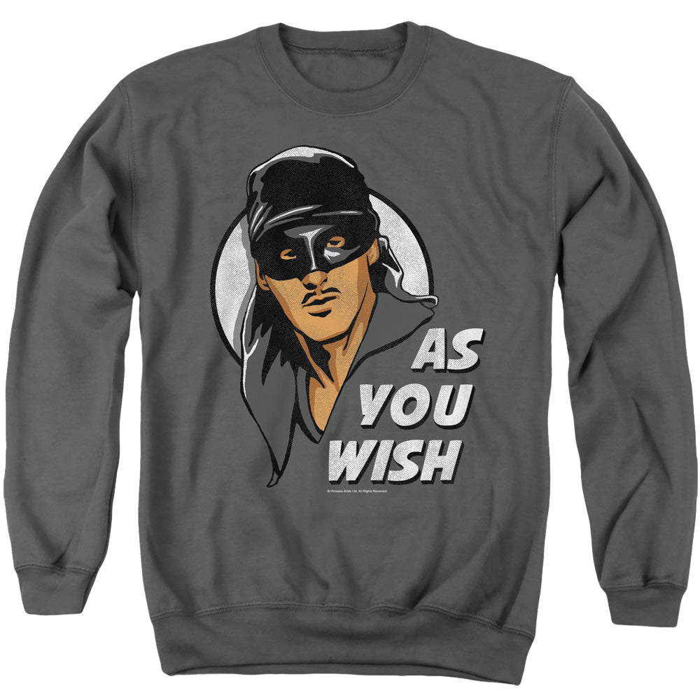 Princess Bride, The As You Wish - Men's Crewneck Sweatshirt Men's Crewneck Sweatshirt The Princess Bride   