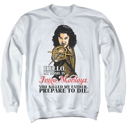 Princess Bride, The Hello - Men's Crewneck Sweatshirt Men's Crewneck Sweatshirt The Princess Bride   
