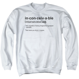 Princess Bride, The Definition - Men's Crewneck Sweatshirt Men's Crewneck Sweatshirt The Princess Bride   
