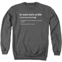 Princess Bride, The Definition - Men's Crewneck Sweatshirt Men's Crewneck Sweatshirt The Princess Bride   