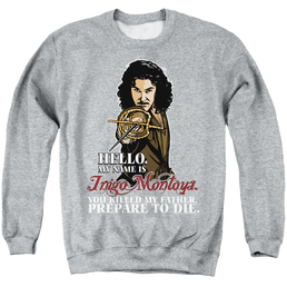 Princess Bride, The Hello - Men's Crewneck Sweatshirt Men's Crewneck Sweatshirt The Princess Bride   
