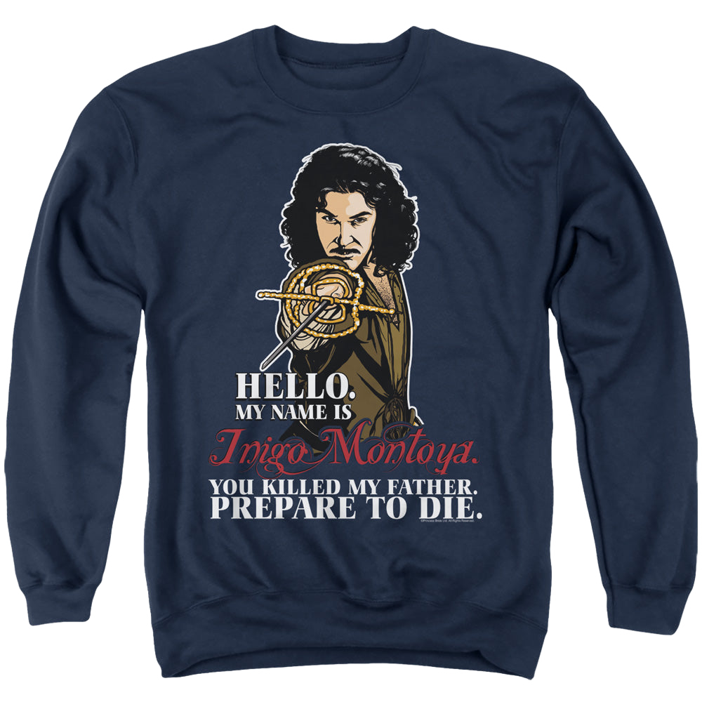 Princess Bride, The Hello - Men's Crewneck Sweatshirt Men's Crewneck Sweatshirt The Princess Bride   