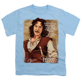 Princess Bride, The Word - Youth T-Shirt Youth T-Shirt (Ages 8-12) The Princess Bride   