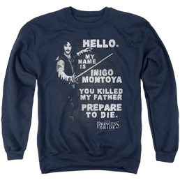 Princess Bride, The Hello Again - Men's Crewneck Sweatshirt Men's Crewneck Sweatshirt The Princess Bride   