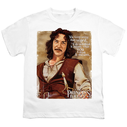 Princess Bride, The Word - Youth T-Shirt Youth T-Shirt (Ages 8-12) The Princess Bride   