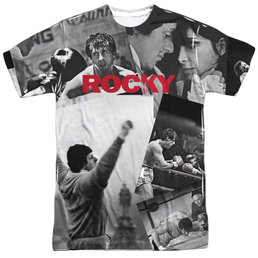 Rocky 40Th Anniversay Collage - Men's All-Over Print T-Shirt Men's All-Over Print T-Shirt Rocky   