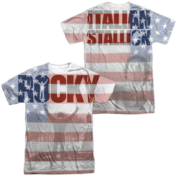 Rocky America (Front/Back Print) - Men's All-Over Print T-Shirt Men's All-Over Print T-Shirt Rocky   