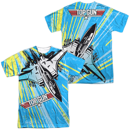 Top Gun Rad Jet (Front/Back Print) - Men's All-Over Print T-Shirt Men's All-Over Print T-Shirt Top Gun   