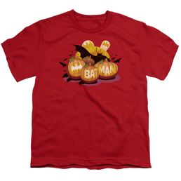DC Batman Bat O Lanterns - Youth T-Shirt Youth T-Shirt (Ages 8-12) Batman   