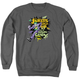 DC Batman Goblin Candy - Men's Crewneck Sweatshirt Men's Crewneck Sweatshirt Batman   