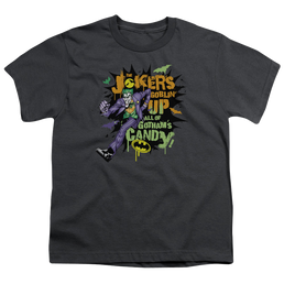 DC Batman Goblin Candy - Youth T-Shirt Youth T-Shirt (Ages 8-12) Batman   