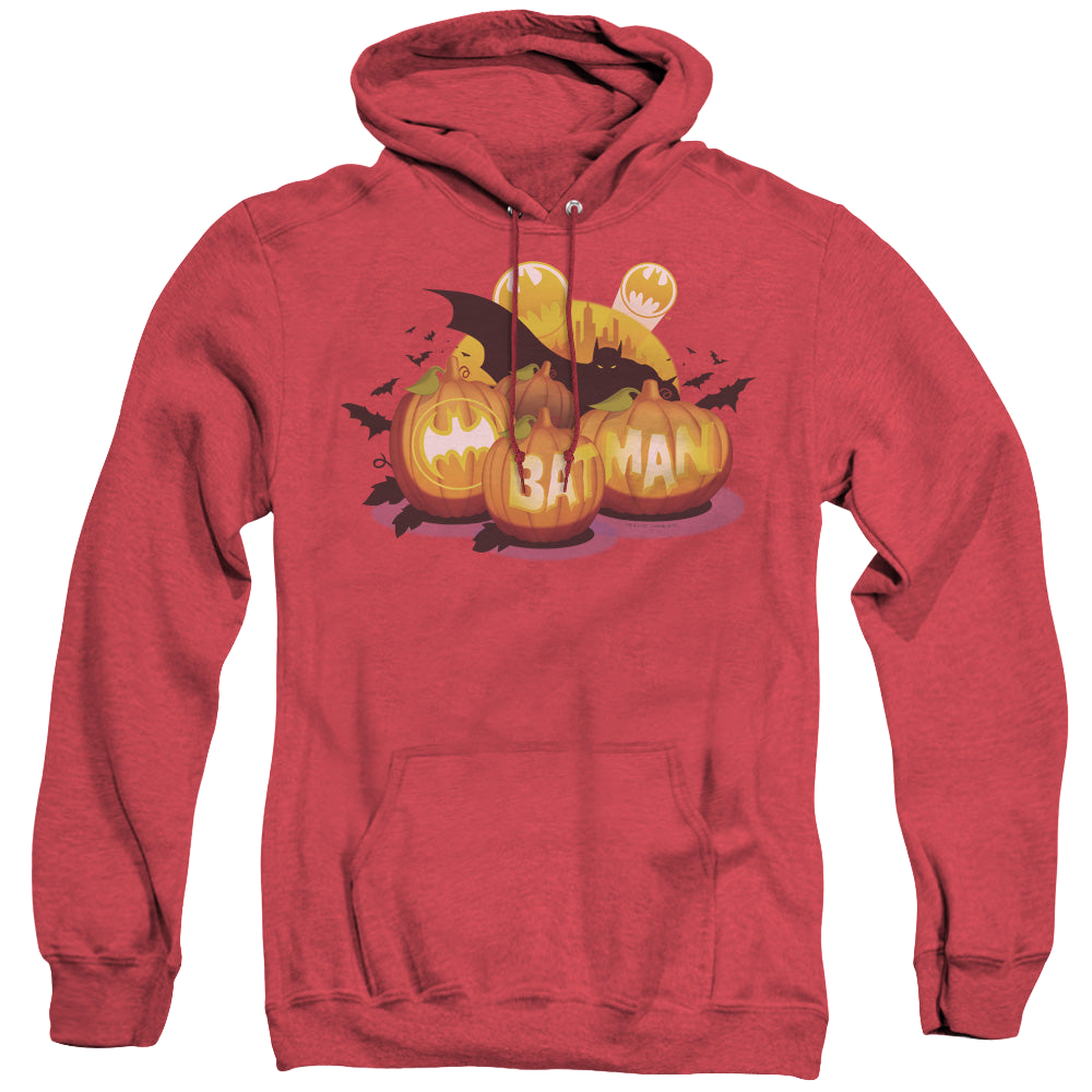 DC Batman Bat O Lanterns - Heather Pullover Hoodie Heather Pullover Hoodie Batman   