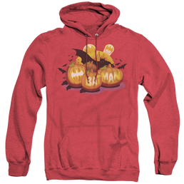 DC Batman Bat O Lanterns - Heather Pullover Hoodie Heather Pullover Hoodie Batman   