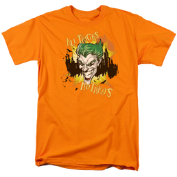 DC Batman All Tricks  No Treats - Men's Regular Fit T-Shirt Men's Regular Fit T-Shirt Batman   