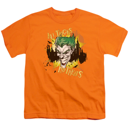 DC Batman All Tricks  No Treats - Youth T-Shirt Youth T-Shirt (Ages 8-12) Batman   