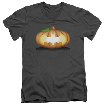 DC Batman Bat Pumpkin Logo - Men's V-Neck T-Shirt Men's V-Neck T-Shirt Batman   