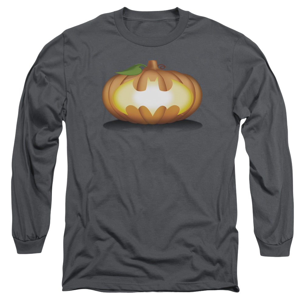 DC Batman Bat Pumpkin Logo - Men's Long Sleeve T-Shirt Men's Long Sleeve T-Shirt Batman   