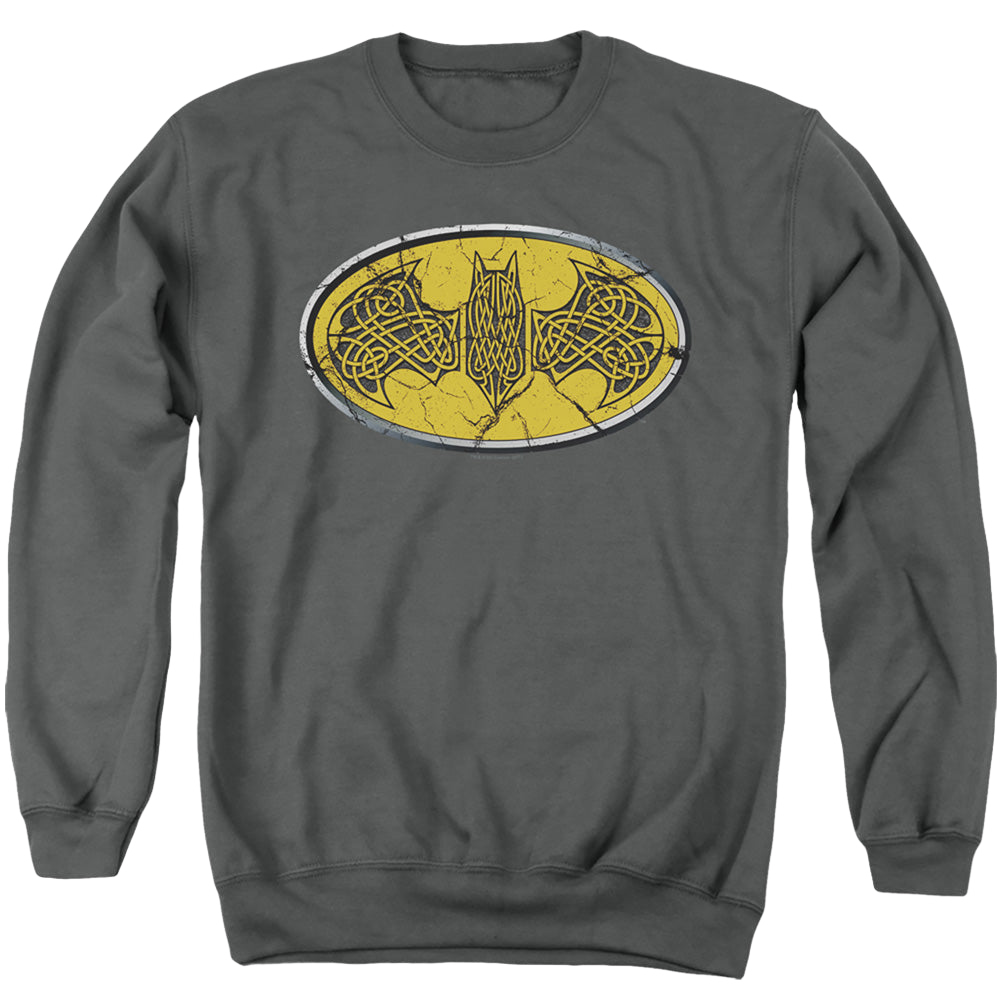 DC Batman Celtic Shield - Men's Crewneck Sweatshirt Men's Crewneck Sweatshirt Batman   