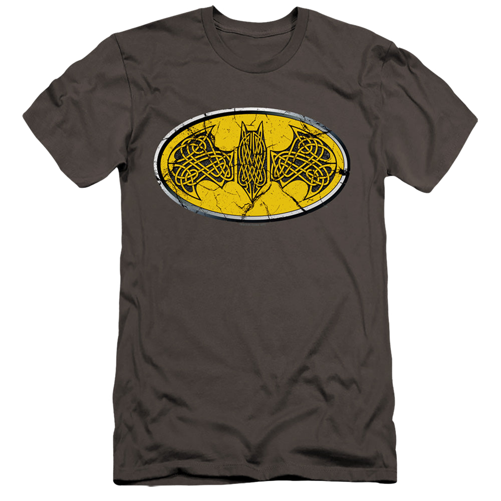 DC Batman Celtic Shield - Men's Premium Slim Fit T-Shirt Men's Premium Slim Fit T-Shirt Batman   