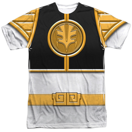 Mighty Morphin Power Rangers White Ranger - Men's All-Over Print T-Shirt Men's All-Over Print T-Shirt Power Rangers   