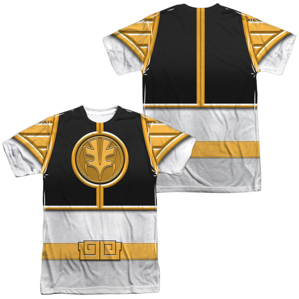 Mighty Morphin Power Rangers White Ranger(Front/Back Print) - Men's All-Over Print T-Shirt Men's All-Over Print T-Shirt Power Rangers   