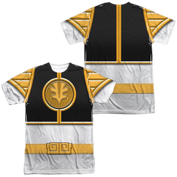 Mighty Morphin Power Rangers White Ranger(Front/Back Print) - Men's All-Over Print T-Shirt Men's All-Over Print T-Shirt Power Rangers   