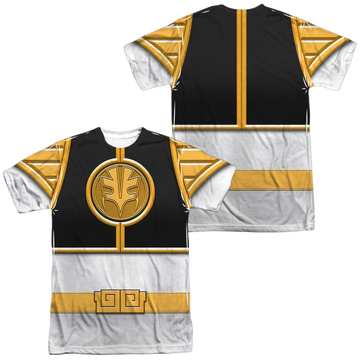 Mighty Morphin Power Rangers White Ranger(Front/Back Print) - Men's All-Over Print T-Shirt Men's All-Over Print T-Shirt Power Rangers   