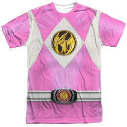 Mighty Morphin Power Rangers Pink Ranger Emblem - Men's All-Over Print T-Shirt Men's All-Over Print T-Shirt Power Rangers   