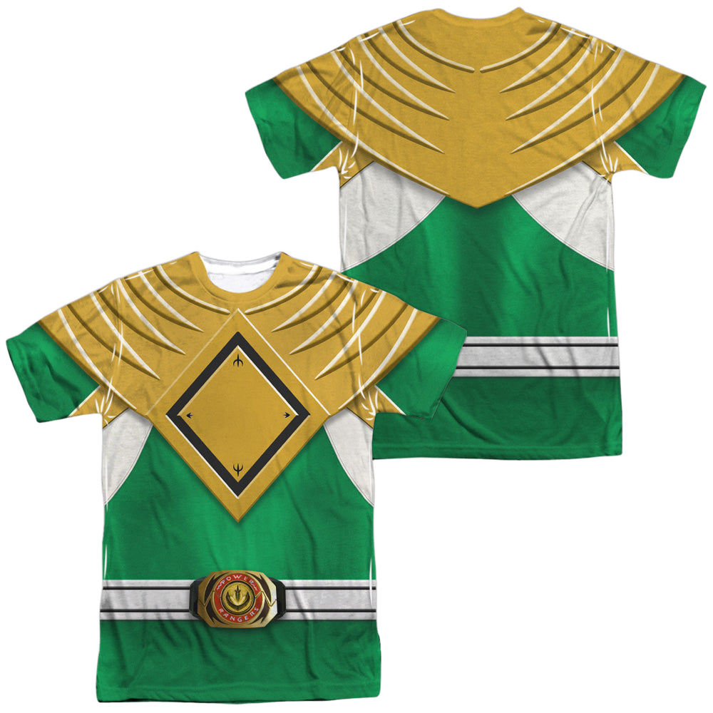 Mighty Morphin Power Rangers Green Ranger (Front/Back Print) - Men's All-Over Print T-Shirt Men's All-Over Print T-Shirt Power Rangers   