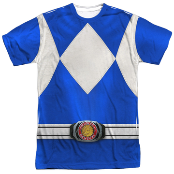 Mighty Morphin Power Rangers Blue Ranger - Men's All-Over Print T-Shirt Men's All-Over Print T-Shirt Power Rangers   