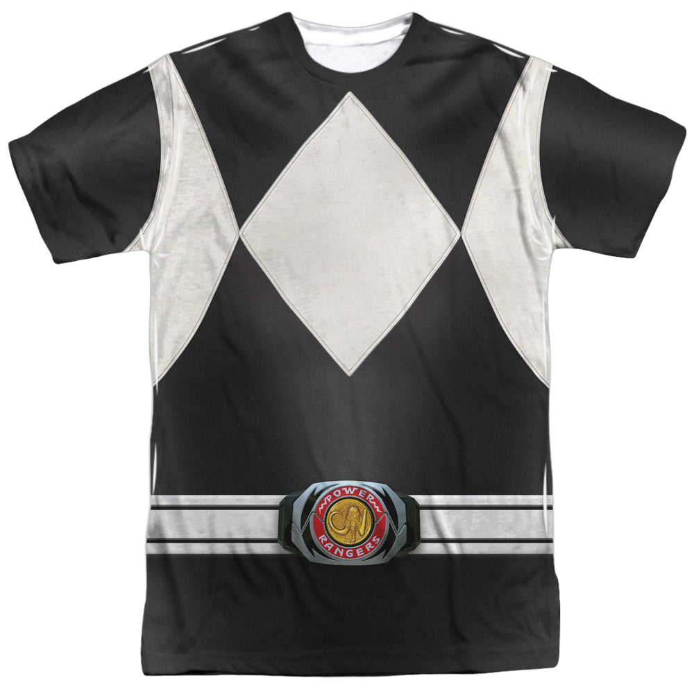 Mighty Morphin Power Rangers Black Ranger - Men's All-Over Print T-Shirt Men's All-Over Print T-Shirt Power Rangers   